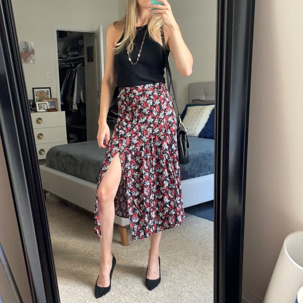 ZARA | Mid-Length Skirt